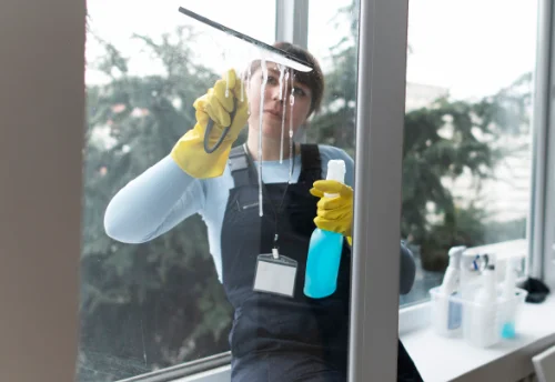 Nettoyage de vitres intérieures et extérieures à Chamblanc